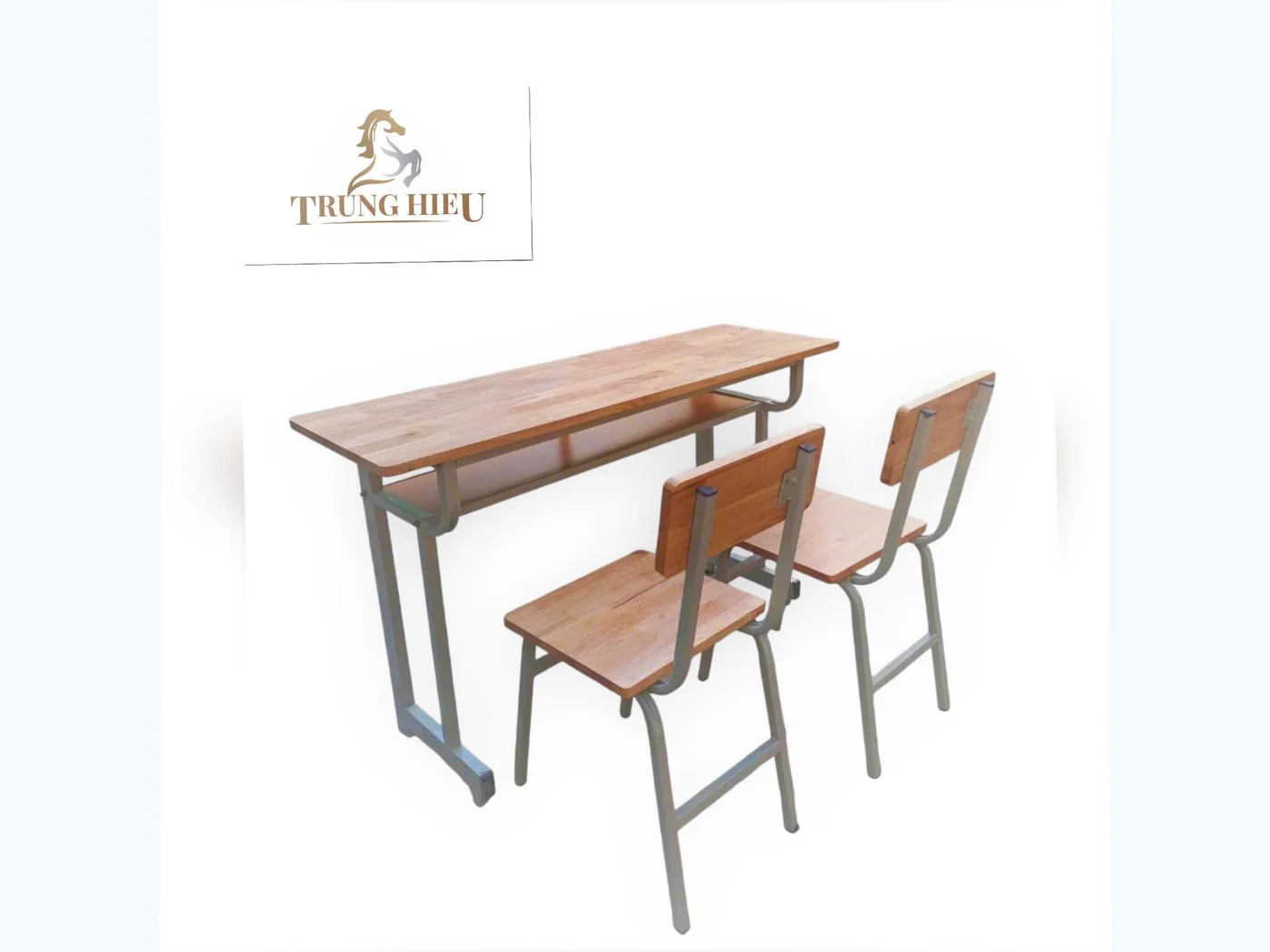 Bàn học sinh 2 ghế rời cao su TH0907