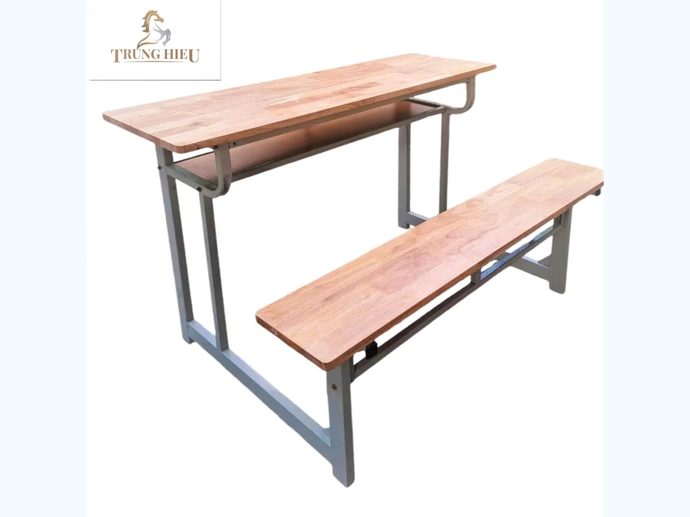 Bàn liền ghế không tựa cao su TH1065